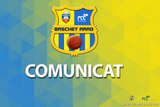 Comunicat FCC Baschet Arad 12 martie 2020